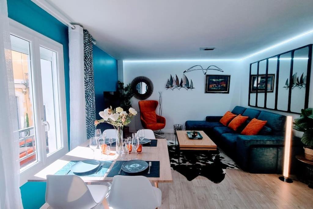Апартаменти Le Clavel Superbe Deco, Centre Historique, Climatise, Parking A Proximite Сет Екстер'єр фото