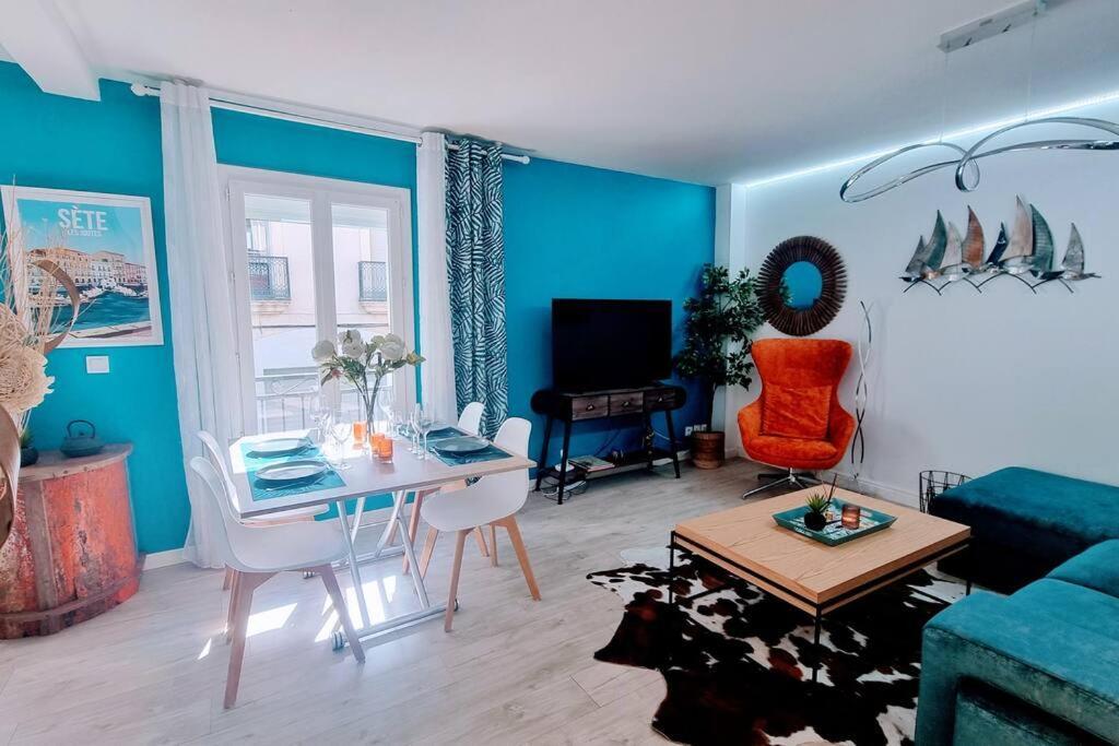 Апартаменти Le Clavel Superbe Deco, Centre Historique, Climatise, Parking A Proximite Сет Екстер'єр фото