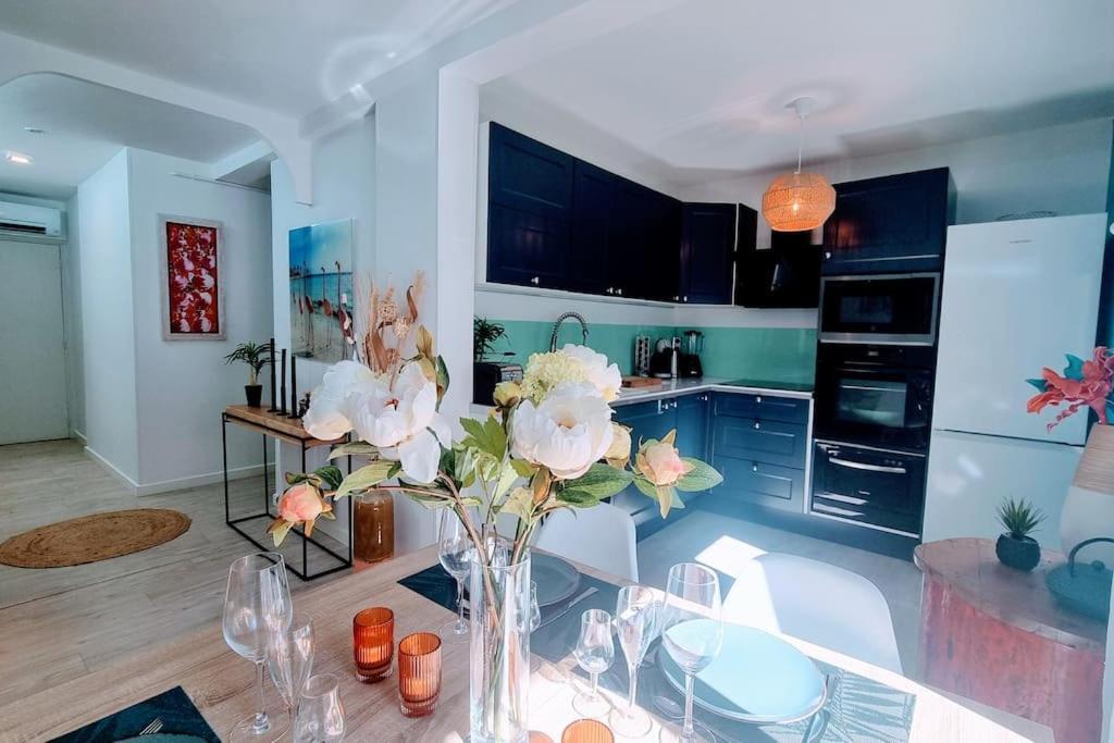 Апартаменти Le Clavel Superbe Deco, Centre Historique, Climatise, Parking A Proximite Сет Екстер'єр фото